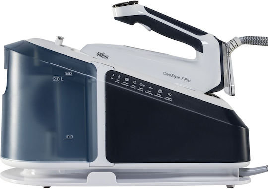 Braun CareStyle 7 Pro IS7282BL Σύστημα Σιδερώματος Πίεσης 8bar με Δοχείο 2lt - Image 3