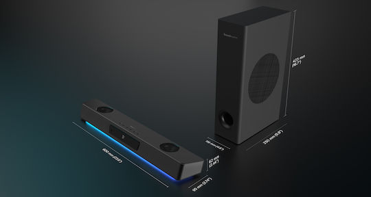 Creative SoundBlaster Katana V2X Soundbar 5.1 με Τηλεχειριστήριο Μαύρο - Image 5