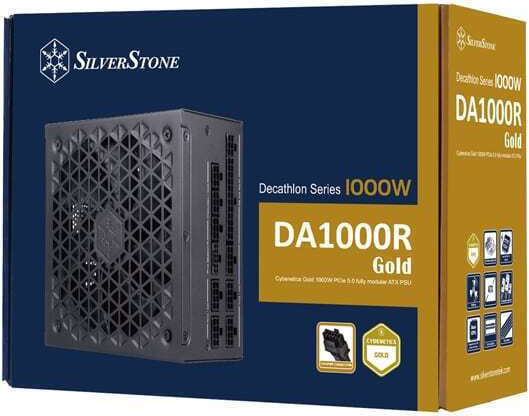 Silverstone DA1000R 1000W Μαύρο Τροφοδοτικό Υπολογιστή Full Modular 80 Plus Gold - Image 2