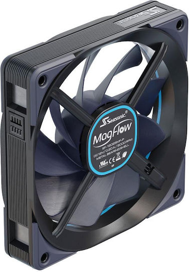 Seasonic MagFlow 1225 Case Fan 120mm με Σύνδεση 4-Pin PWM - Image 3