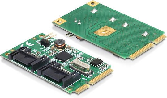 DeLock Κάρτα mini PCIe σε 2 θύρες SATA (95233) - Image 2