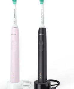 Alternative view of Philips Sonicare 3100 Ηλεκτρική Οδοντόβουρτσα με Χρονομετρητή και Αισθητήρα Πίεσης Black / Sugar Rose Διπλή Συσκευασία