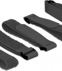 Alternative view of DeLock Velcro Δεματικά Καλωδίων 300x20mm Μαύρο 5τμχ