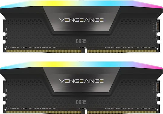 Corsair Vengeance DDR5 96GB RAM με 2x48GB Modules και Ταχύτητα 5200 για Desktop CMH96GX5M2B5200C38 - Image 2