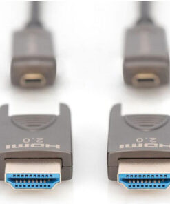 Alternative view of Digitus HDMI 2.0 Cable HDMI male - HDMI male 20m Μαύρο (AK-330127-200-S)