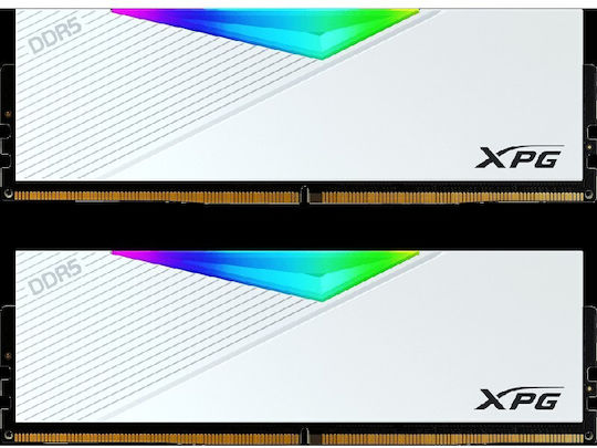 Adata XPG Lancer DDR5 32GB RAM με 2x16GB Modules και Ταχύτητα 6000 για Desktop AX5U6000C3016G-DCLARWH - Image 2