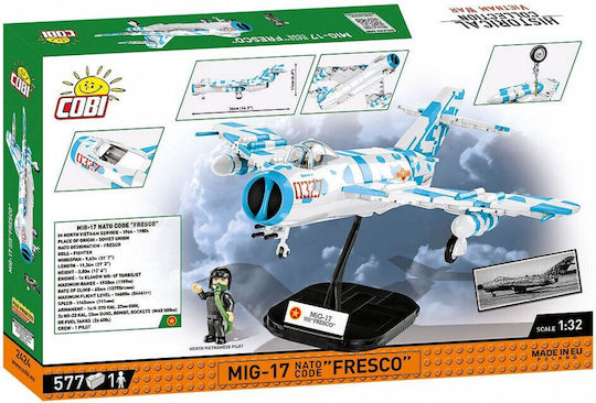 Cobi Τουβλάκια Vietnam War MIG17 Nato Code Fresco για 7+ Ετών 577τμχ COBI-2424 - Image 3