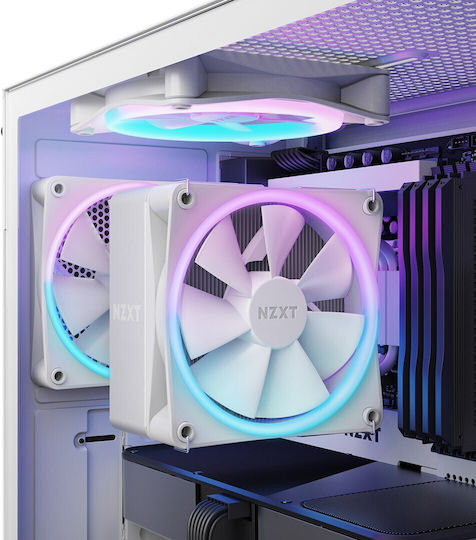 NZXT T120 RGB Ψύκτρα Επεξεργαστή για Socket AM4/AM5/1200/115x/1700 White - Image 5