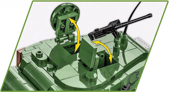 Cobi Τουβλάκια Historical Collection WWII M26 Pershing T26E3 για 10+ Ετών 904τμχ COBI-2564 - Image 4