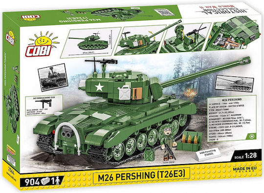 Cobi Τουβλάκια Historical Collection WWII M26 Pershing T26E3 για 10+ Ετών 904τμχ COBI-2564 - Image 2