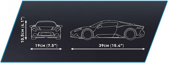 Cobi Τουβλάκια Maserati MC20 για 12+ Ετών 2269τμχ COBI-24335 - Image 3