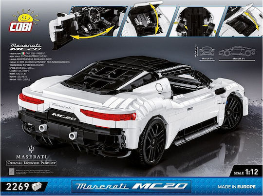 Cobi Τουβλάκια Maserati MC20 για 12+ Ετών 2269τμχ COBI-24335 - Image 2