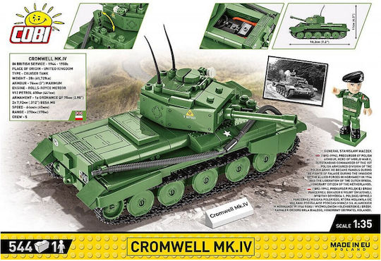 Cobi Τουβλάκια Historical Collection - Cromwell Mk.IV για 8+ Ετών 544τμχ COBI-2269 - Image 2