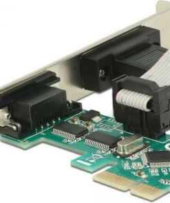 Alternative view of DeLock Κάρτα PCIe σε 2 θύρες RS232 DB9 Serial (89918)
