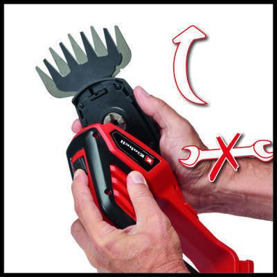 Einhell GE-CG 18/100 Li Μπορντουροψάλιδο Μπαταρίας 18V Τηλεσκοπικό με Μήκος Λάμας 20cm Solo - Image 4
