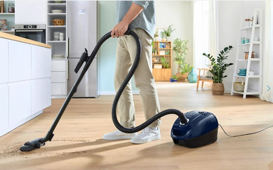 Bosch BGD38BU2 Ηλεκτρική Σκούπα 600W με Σακούλα 4lt Μπλε - Image 5