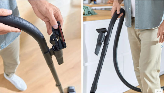 Bosch BGD38BU2 Ηλεκτρική Σκούπα 600W με Σακούλα 4lt Μπλε - Image 3