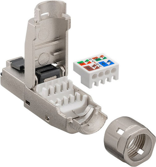 Goobay Βύσμα RJ-45 male STP tool-free Ασημί 61130 - Image 3