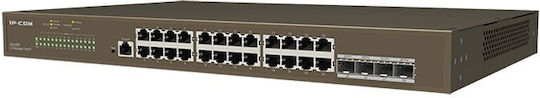 IP-COM G5328F Managed L3 PoE Switch με 24 Θύρες Gigabit (1Gbps) Ethernet και 4 SFP Θύρες - Image 3