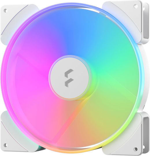 Fractal Design Prisma AL-18 Case Fan 180mm με ARGB Φωτισμό και Σύνδεση 4-Pin PWM Λευκό - Image 4