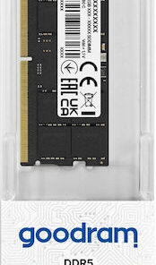Alternative view of GoodRAM DDR5 με Module 1x32GB και Ταχύτητα 4800 για Laptop GR4800S564L40/32G