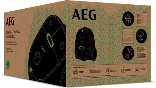 AEG Eco 6000 Series Ηλεκτρική Σκούπα 850W με Σακούλα 3.5lt Μαύρη - Image 20