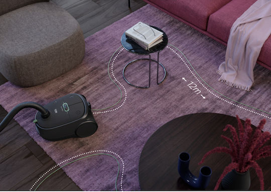 AEG Eco 6000 Series Ηλεκτρική Σκούπα 850W με Σακούλα 3.5lt Μαύρη - Image 9