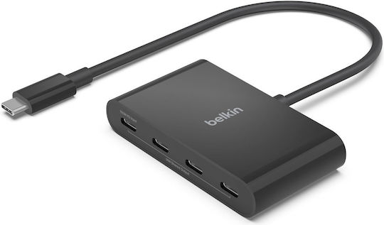 Belkin USB 3.1 Hub 4 Θυρών με σύνδεση USB-C (AVC018BTBK)