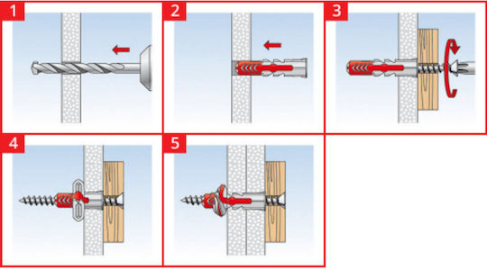 fischer Ούπα Πλαστικό 10x80mm 538252 - Image 2