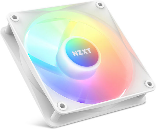 NZXT F120 RGB Core Case Fan με Σύνδεση 4-Pin PWM Λευκό - Image 2
