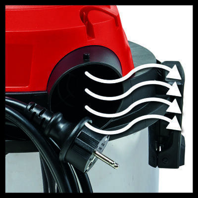 Einhell Tc-vc 1820 Σκούπα Υγρών / Στερεών 1250W με Ανοξείδωτο Κάδο 20lt - Image 5