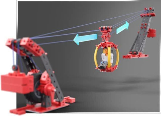 Fischer Technik Παιχνίδι Κατασκευών Πλαστικό Cable Car Building για Παιδιά 7+ Ετών 564068 - Image 8