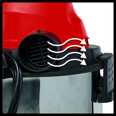 Einhell Tcvc 1930 S Σκούπα Υγρών / Στερεών 1500W με Ανοξείδωτο Κάδο 30lt - Image 7