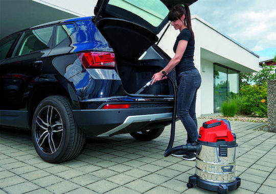 Einhell Tcvc 18/20 Lisolo Επαναφορτιζόμενη Σκούπα Υγρών / Στερεών Χωρίς Φορτιστή και Μπαταρία με Ανοξείδωτο Κάδο 20lt - Image 13