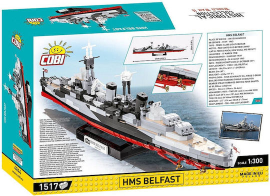 Cobi Τουβλάκια HMS Belfast για 10+ Ετών 1517τμχ 4844 - Image 2