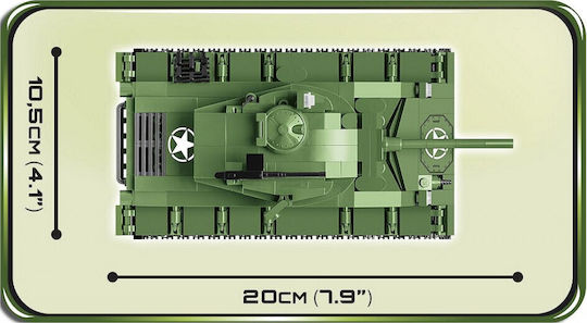 Cobi Τουβλάκια Historical Collection - M24 Chaffee για 8+ Ετών 590τμχ 2543 - Image 3