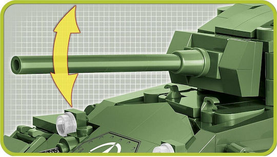Cobi Τουβλάκια Historical Collection - M24 Chaffee για 8+ Ετών 590τμχ 2543 - Image 5