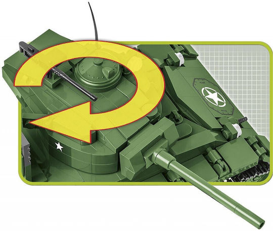 Cobi Τουβλάκια Historical Collection - M24 Chaffee για 8+ Ετών 590τμχ 2543 - Image 4