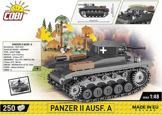Cobi Τουβλάκια Historical Collection WWII Panzer II Ausf. A για 7+ Ετών 250τμχ COBI-2718 - Image 6