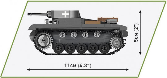 Cobi Τουβλάκια Historical Collection WWII Panzer II Ausf. A για 7+ Ετών 250τμχ COBI-2718 - Image 3