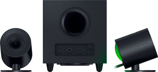 Razer Nommo V2 Ασύρματα Ηχεία Υπολογιστή 2.1 με RGB Φωτισμό και Bluetooth σε Μαύρο Χρώμα - Image 5