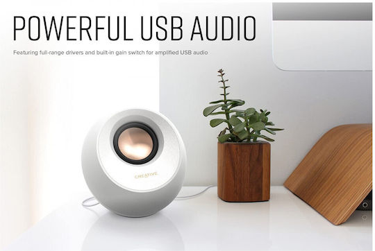 Creative Pebble V3 Ηχεία Υπολογιστή 2.0 με Bluetooth και Ισχύ 8W σε Μαύρο Χρώμα - Image 6
