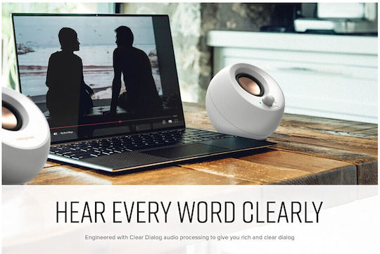 Creative Pebble V3 Ηχεία Υπολογιστή 2.0 με Bluetooth και Ισχύ 8W σε Μαύρο Χρώμα - Image 7