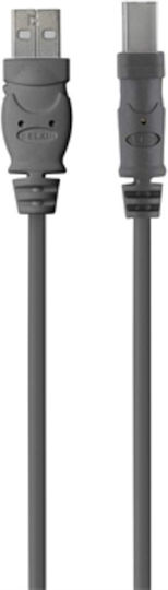 Belkin USB 2.0 Cable USB-A male - USB-B male 1,8m (F3U154BT1.8M)