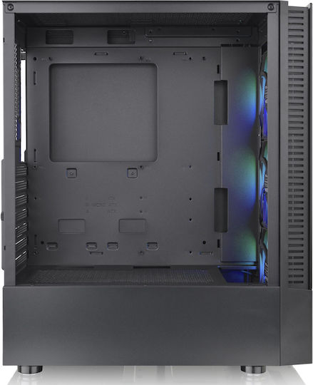 Thermaltake View 200 TG Gaming Midi Tower Κουτί Υπολογιστή με RGB Φωτισμό Μαύρο - Image 8