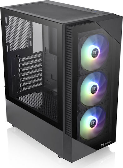 Thermaltake View 200 TG Gaming Midi Tower Κουτί Υπολογιστή με RGB Φωτισμό Μαύρο - Image 6