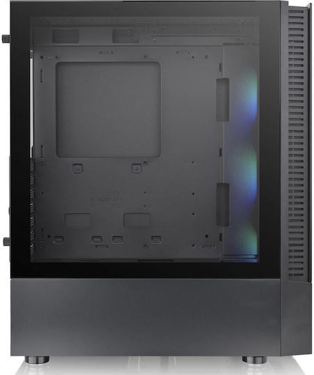 Thermaltake View 200 TG Gaming Midi Tower Κουτί Υπολογιστή με RGB Φωτισμό Μαύρο - Image 7