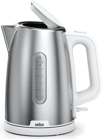 Braun Pureshine Βραστήρας 1.7lt 2200W Ασημί - Image 3