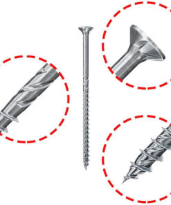 Alternative view of fischer Βίδα Torx Inox με Διάμετρο M6 και Μήκος 220mm 50τμχ 1.32kg 670467
