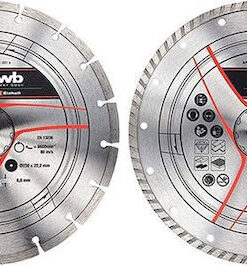 KWB Δίσκος Κοπής Δομικών Υλικών 230mm 2τμχ 797605